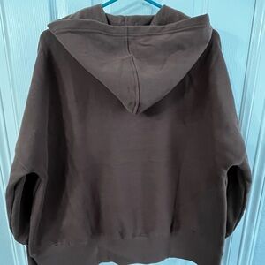 Cozy Chocolate Brown Hoodie Sz L/XL